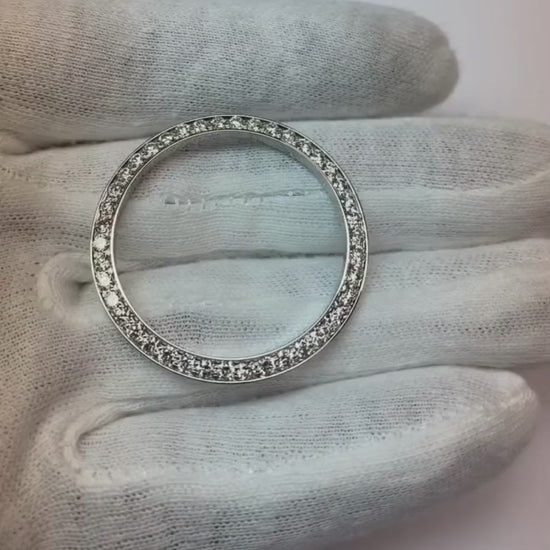 2 Carats Bezel To Fit Rolex Chopard Tudor Datejust & All Watch Models Mens Custom Diamond