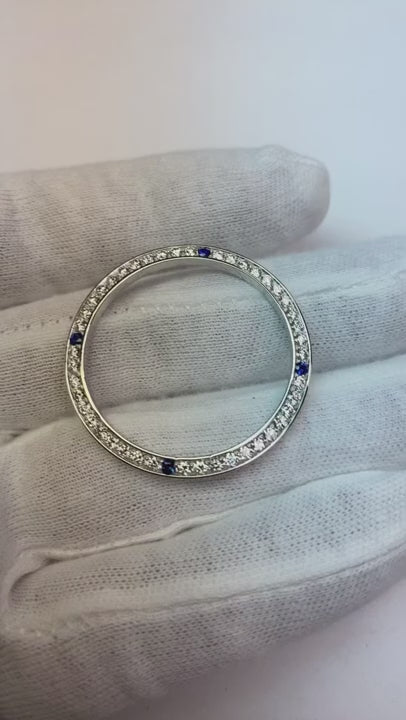 Custom Diamond Bezel To Fit Rolex Datejust All Watch Models 2.50 Ct.