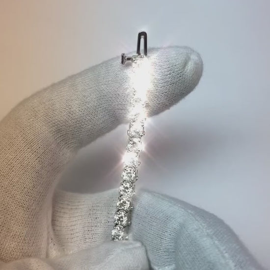 Real Tennis Bracelet Diamonds Sparkling