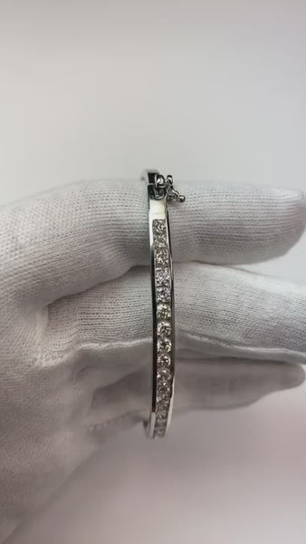 Natural  Diamond Bangle