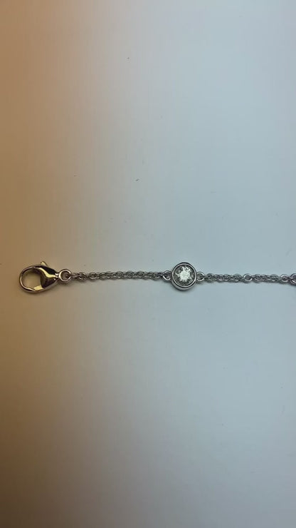 Natural Earth Mined Diamond Round Bracelet 1.50 Carats Bezel Set Jewelry New