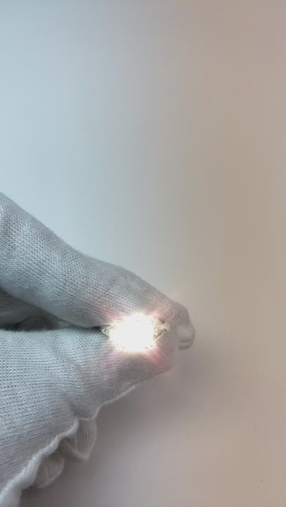 3.50 Carats Princess Cut Trilliant Natural Earth Mined Diamond 3 Stone Engagement Ring