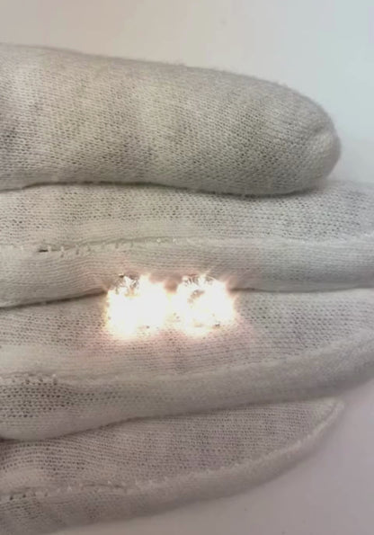 4.50 Ct Brilliant Cut Natural Earth Mined Diamonds Lady Studs Earrings White Gold 14K