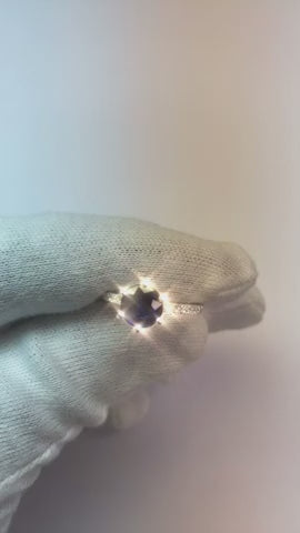 2 Carats Blue Diamond Engagement Ring 6 Prong Gemstone