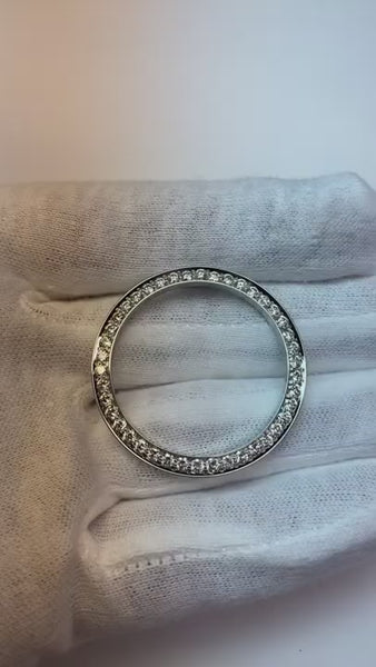 2 Carat Custom Diamond Bezel To Fit Rolex Datejust Or Date Watches