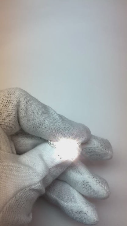 Square Cut Old Miner Real Natural Earth Mined Diamond Wedding Ring Double Prong Set 5 Carats