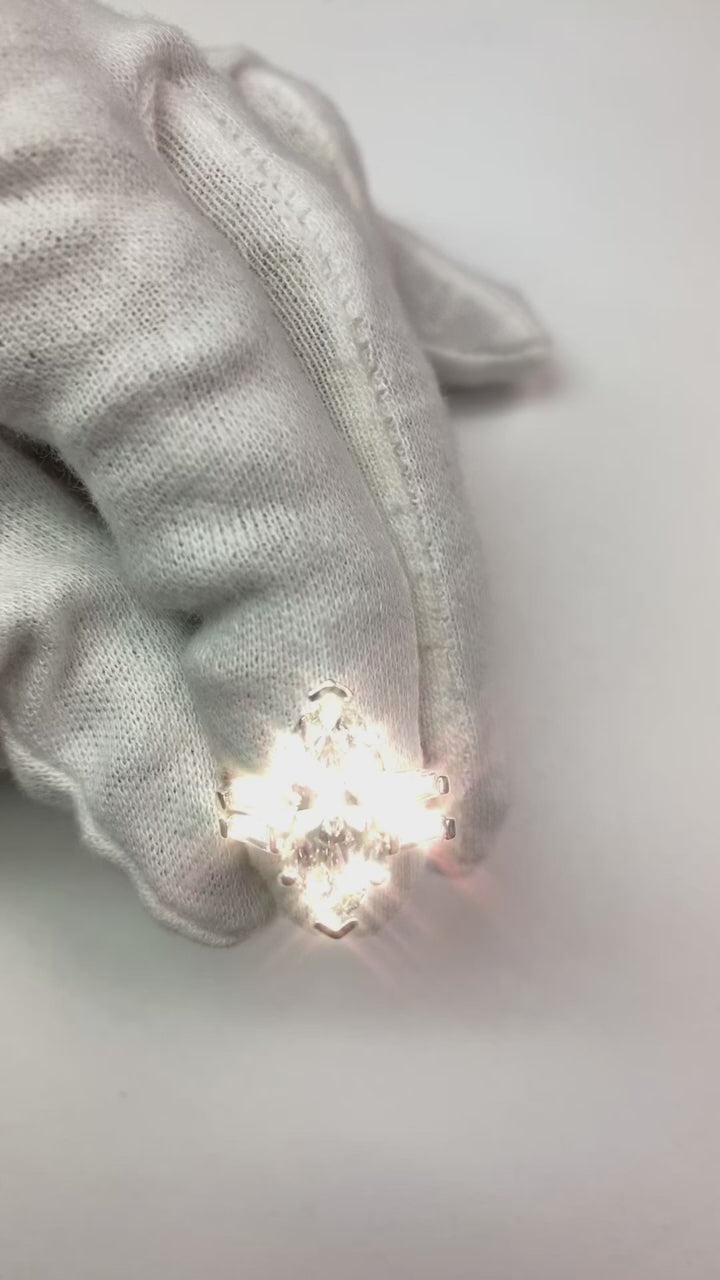 Marquise Cut Diamond Ring Engagement Set