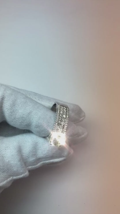 Real 4 Carats Ladies Natural Earth Mined Diamond Engagement Ring Gold 14K