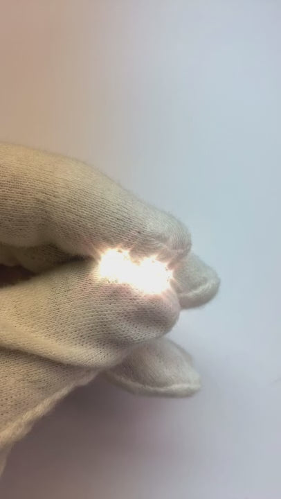 1.50 Carats Round Natural Earth Mined Diamond White Gold 14K Stud Earring