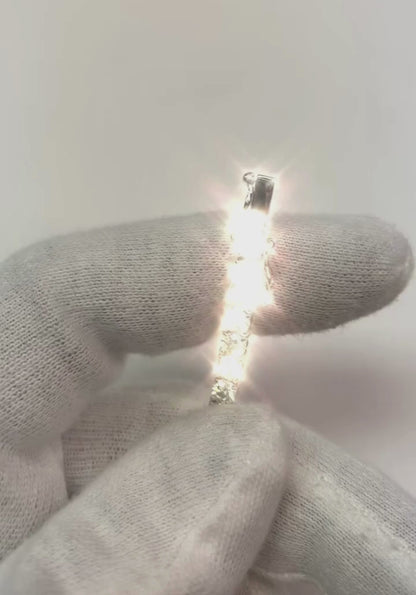 8 Carats Round Natural Earth Mined Diamond Women Bracelet White Gold