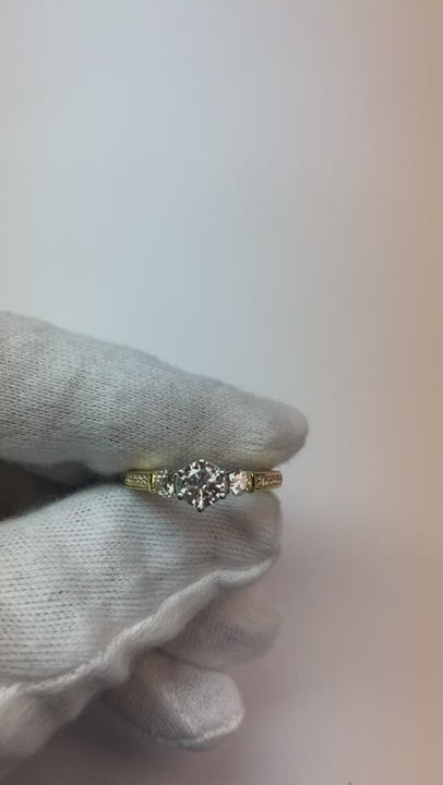 Natural Earth Mined Diamond Engagement Anniversary Set 2.45 Carats White Gold Ring