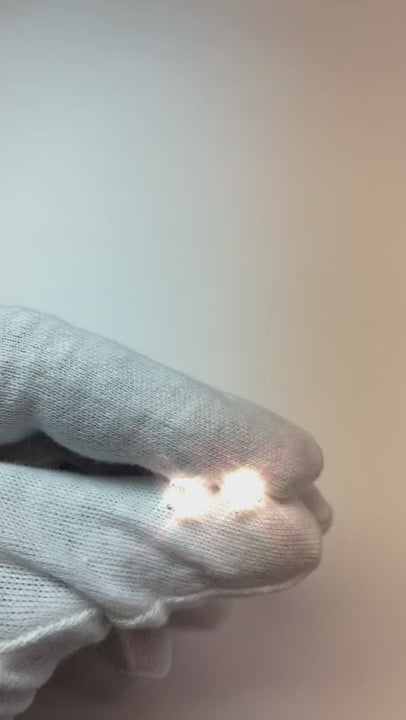 1.4 Ct Four Prong Set Round Cut Natural Earth Mined Diamond Stud Earring 14K White Gold