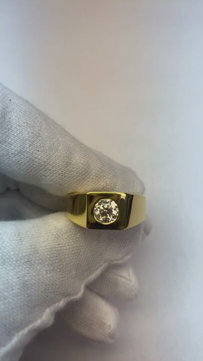 Men's Diamond Solitaire Ring