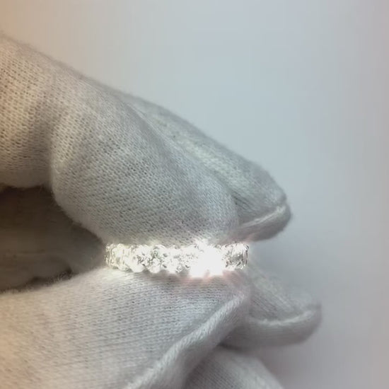 Oval Diamond Eternity Band