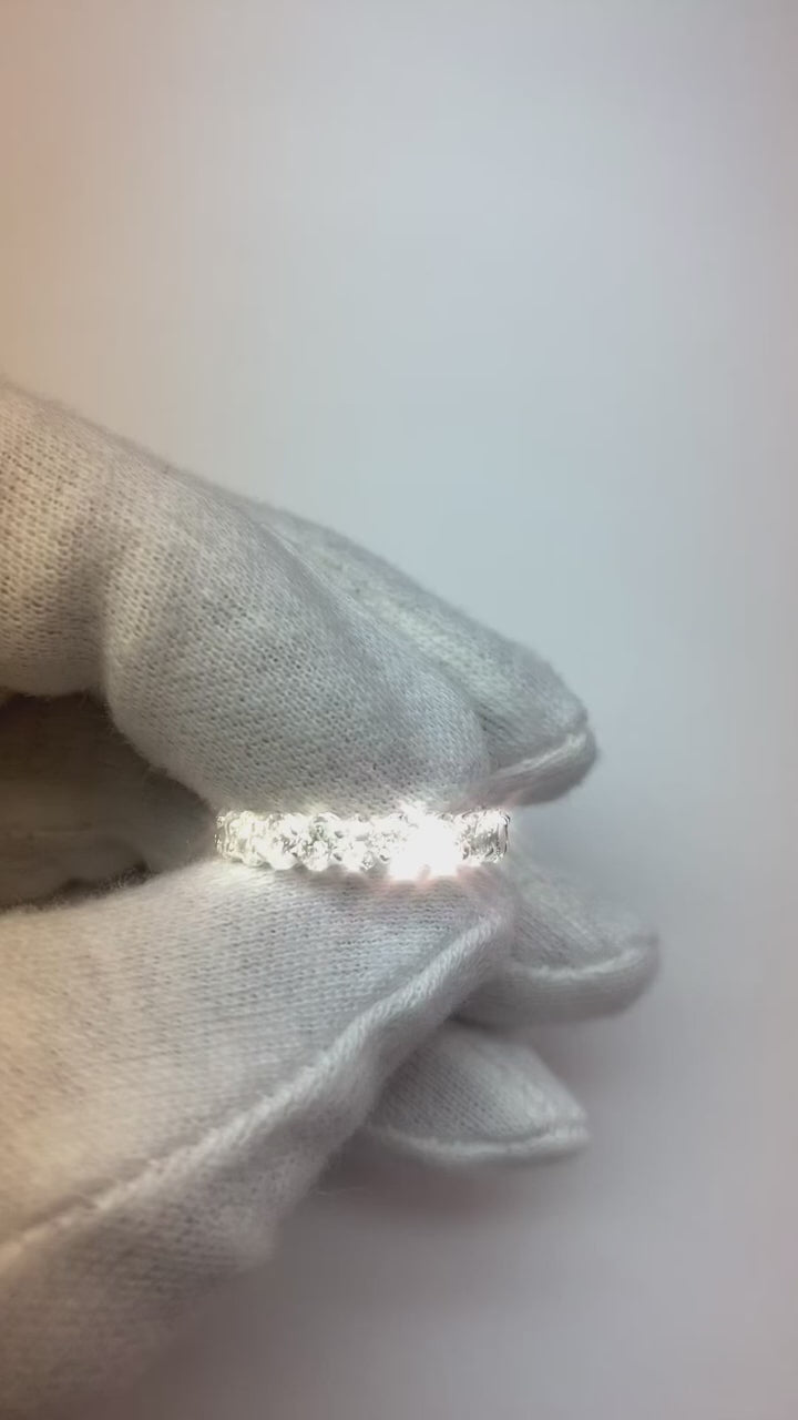 Oval Diamond Eternity Band