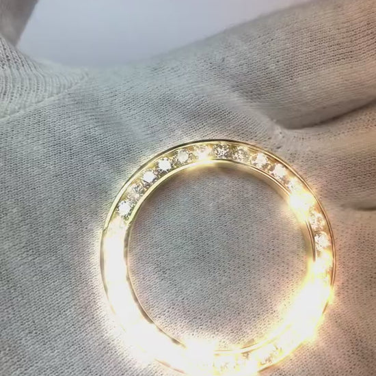 36 Mm Custom Diamond Bezel To Fit Rolex Datejust Or President Watch 4.50 Ct.2