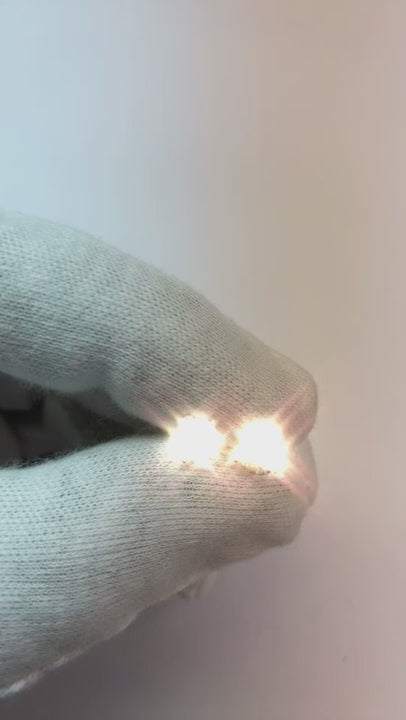 2 Carats Prong Set Round Solitaire Genuine Natural Earth Mined Diamond Women Stud Earring