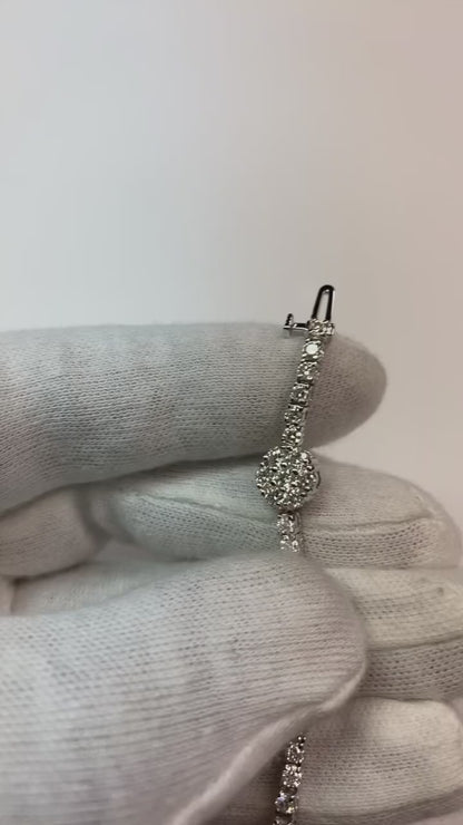 Natural Earth Mined Diamond Anklet