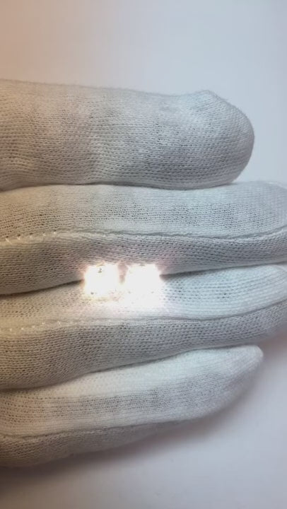 2.00 Carats Natural Earth Mined Diamonds Studs Earrings White Gold 14K