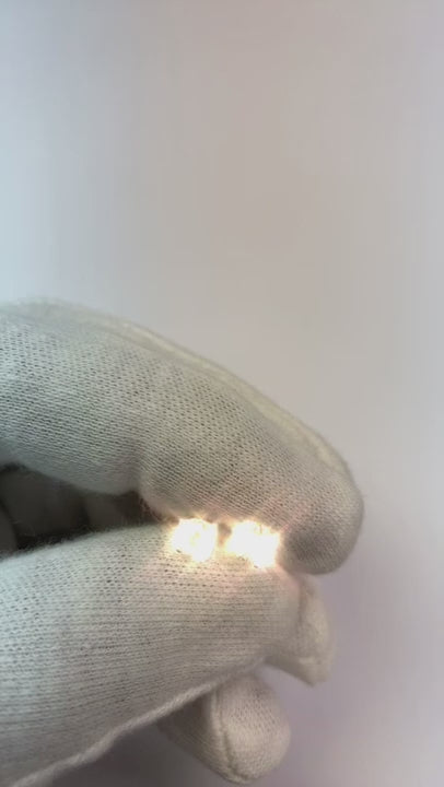 Round Natural Earth Mined Diamond Stud Earring 1 Carat Four Prong White Gold 14K Jewelry