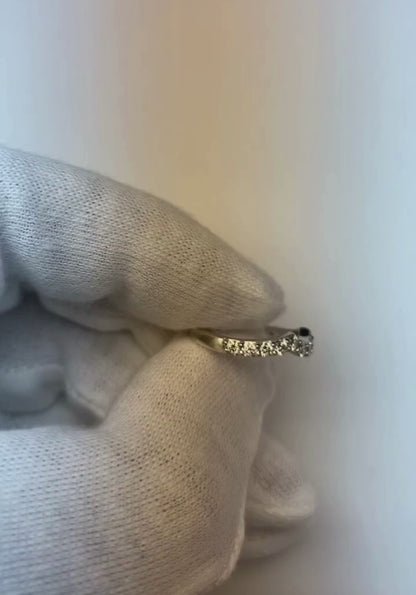 Natural Earth Mined Diamond Wedding Band 1 Carat Prong Setting Women Fine Jewelry