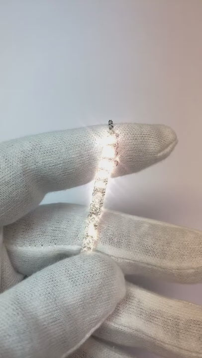 Natural Earth Mined Diamond Tennis Bracelet Prong Set 5 Carats F Vs1 Women Jewelry