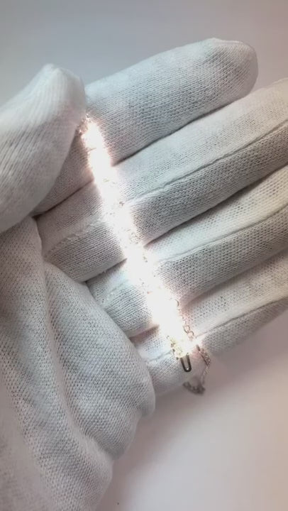 9 Ct Round Brilliant Cut Real Natural Earth Mined Diamonds Ladies Tennis Bracelet