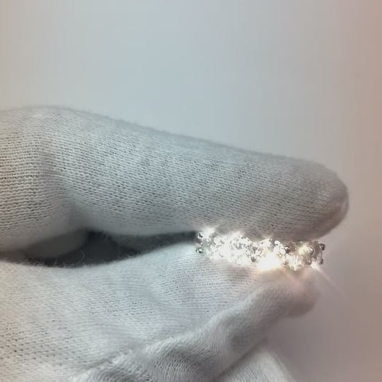 Five Stone Diamond Half Eternity Band
