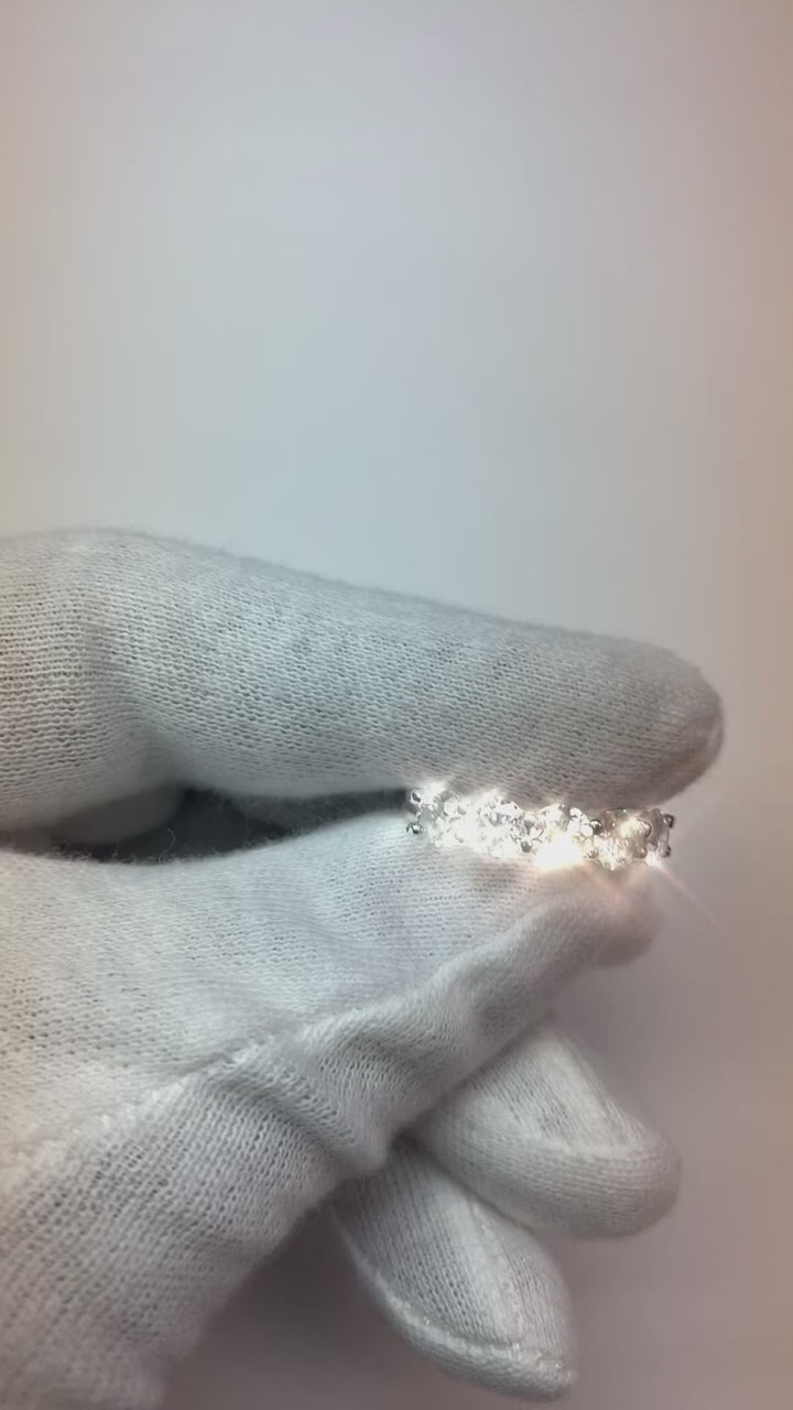 Five Stone Diamond Half Eternity Band