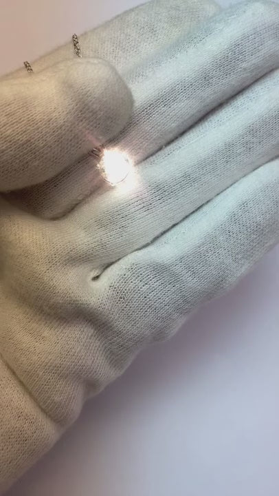 1.25 Ct. Gold Natural Earth Mined Diamond Pendant With Chain Necklace