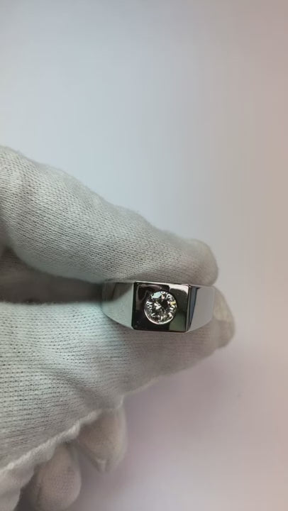 Men's Diamond Solitaire Ring