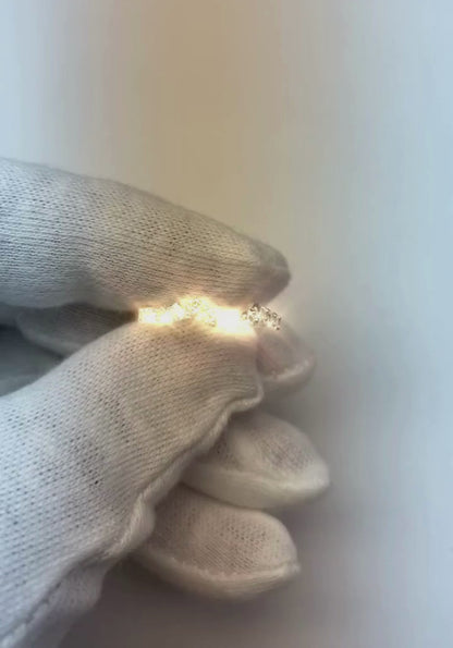 Natural Earth Mined Diamond Wedding Band 1 Carat Prong Setting Women Fine Jewelry