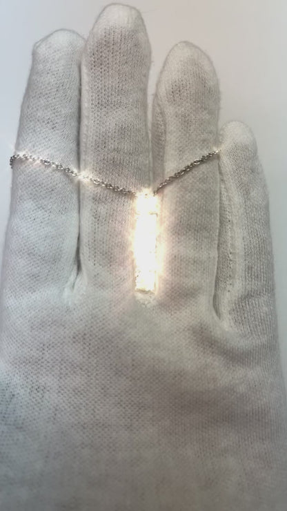 Round Brilliant Cut Natural Earth Mined Diamond Five Stone Necklace Pendant 2.5 Ct. WG 14K