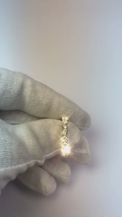 3 Ct Sparkling Round Natural Earth Mined Diamond Women Wedding Band