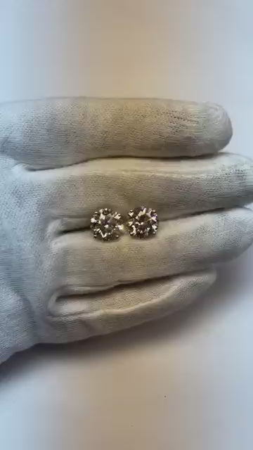 8 Ct Stud Lab Grown Diamond Casual Earrings