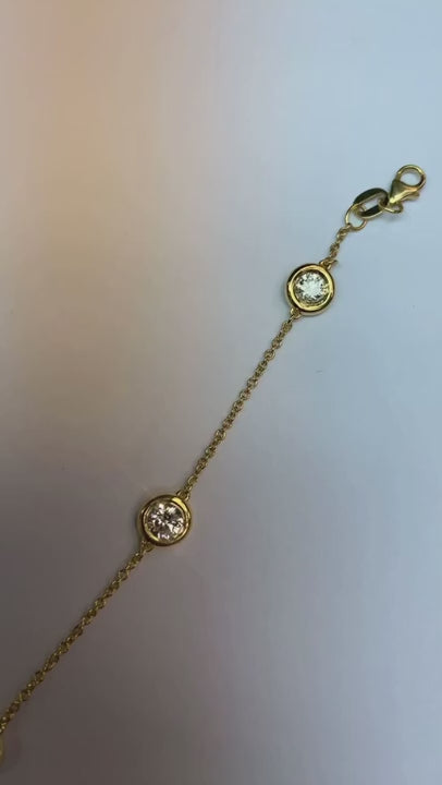 5.50 Ct Yards Natural Diamond Diamond Yard Necklace Pendant