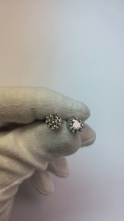 Round Brilliant Cut 2.50 Ct Natural Earth Mined Diamonds Women Studs Earring White Gold