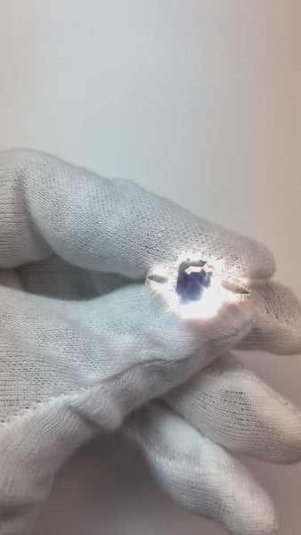 Blue Emerald Sapphire And Diamond Ring