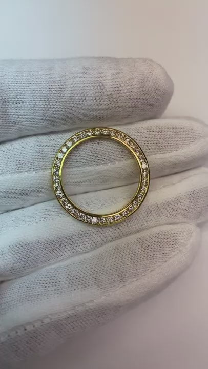2 Carats 26 mm All Watch Models Date Or Custom Mined Mined Natural Real Diamond ( Not Lab Grown ) Bezel To Fit Rolex Datejust