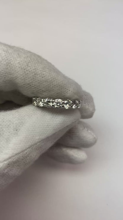 Gorgeous Natural Earth Mined Diamonds 4 Ct. Eternity Wedding Band Women Jewelry
