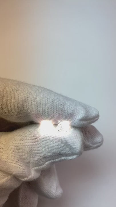 0.80 Carats Prong Set Round Natural Earth Mined Diamond Stud Earring 14K White Gold