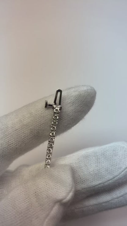 Women Round Natural Earth Mined Diamond Tennis Bracelet White Gold 14K 3 Carats