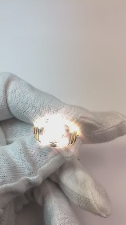 Two Tone Diamond Solitaire Mens Ring Bezel Set 2 Carats