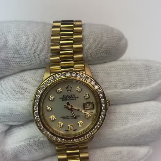 Dial Rolex Presidential Style Bezel Watch