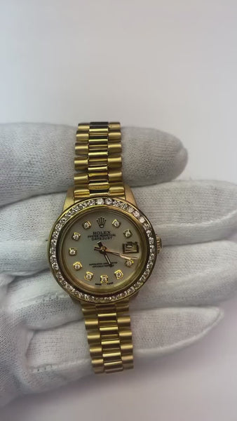 Dial Rolex Presidential Style Bezel Watch