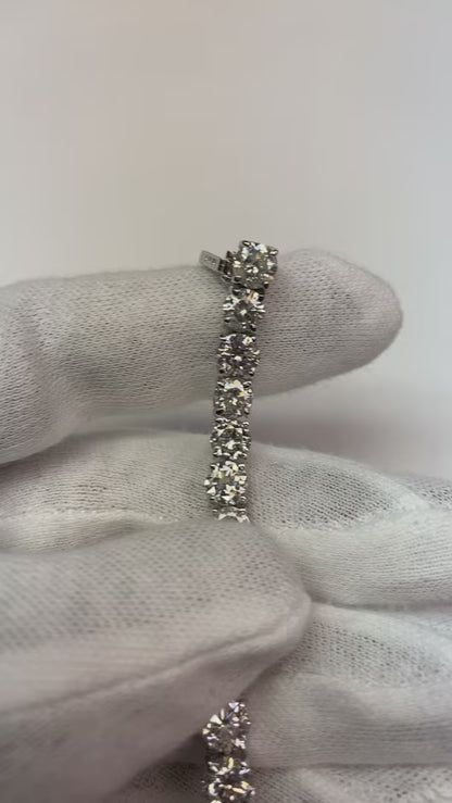 25 Carat Genuine Lab Grown Diamond Ladies Tennis Bracelet