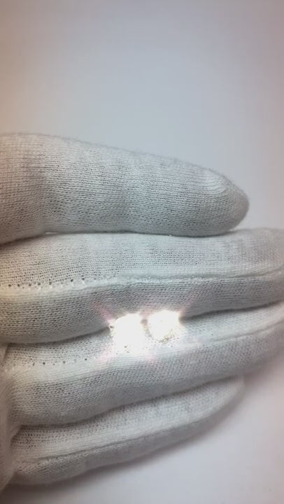 2 Carats Round Cut Real Natural Earth Mined Diamond Stud Women Earring Gold Jewelry Sparkling