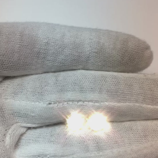 Old Miner Round Stud Earrings 