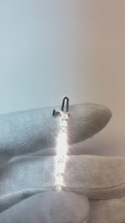 Women Round Natural Earth Mined Diamond Tennis Bracelet White Gold 14K 3 Carats