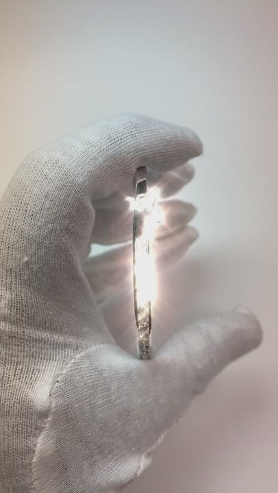 Natural Earth Mined Diamond Bangle